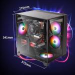 High-Performance Gaming PC with RGB Lights