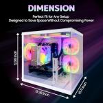 Suevery Prebuilt Gaming PC - Ryzen 5, RX 6500XT