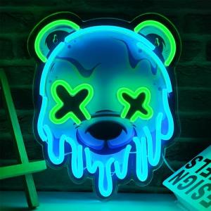 Cool Ice Bear Neon LED Wall Sign