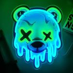 Cool Ice Bear Neon LED Wall Sign