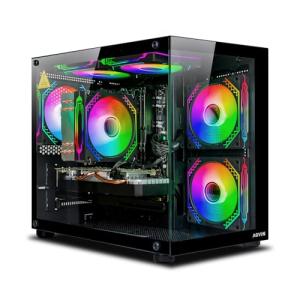 AQVIN NEON Gaming PC with Ryzen 7 and RX 580