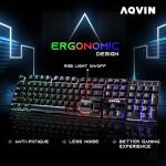 AQVIN NEON Gaming PC with Ryzen 7 and RX 580