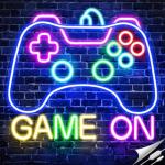 Neon Gamer Sign for Game Room Decor