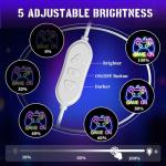 Neon Gamer Sign for Game Room Decor