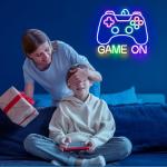 Neon Gamer Sign for Game Room Decor