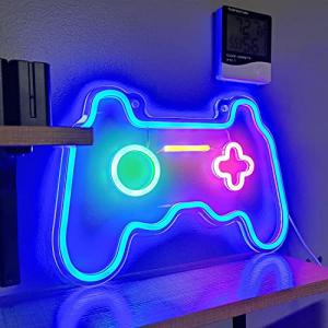 SolidEE LED Neon Gamepad Wall Light Decor