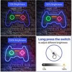 SolidEE LED Neon Gamepad Wall Light Decor