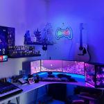 SolidEE LED Neon Gamepad Wall Light Decor