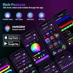 Kangtaixin RGB Hexagon LED Lights - 12 Pack