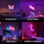 Kangtaixin RGB Hexagon LED Lights - 12 Pack