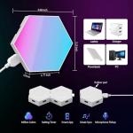 Kangtaixin RGB Hexagon LED Lights - 12 Pack