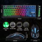 CHONCHOW TKL Gaming Keyboard and Mouse Combo