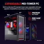 Skytech Gaming Blaze4 Mini PC - Ryzen 7, RX 9060XT