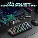 AULA MINI60 HE Wireless Mechanical Gaming Keyboard