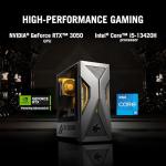 ASUS TUF T500 Gaming Desktop PC with RTX 3050