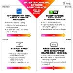 OMEN 45L Gaming Desktop, Intel Core i7-13700KF, 16 GB RAM, 1 TB Solid State Drive, NVIDIA GeForce RTX 4070 Ti Graphics, Windows 11 Home, GT22-1072 (2023)