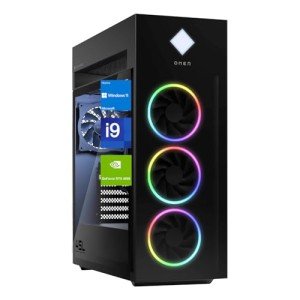 HP OMEN 45L Intel i9 RTX 4090 Ultimate Gaming Desktop, i9-13900K, GeForce RTX 4090 (24 GB GDDR6X), 64GB DDR5 RAM, 4TB SSD, RGB Liquid Cooler, HDMI, DP Port, Wi-Fi 6, Windows 11 Home, Black