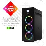 HP OMEN 45L Intel i9 RTX 4090 Premium Gaming Desktop, i9-13900K, GeForce RTX 4090 (24 GB GDDR6X), 64GB DDR5 RAM, 4TB SSD, RGB Liquid Cooler, HDMI, DP Port, Wi-Fi 6, Windows 11 Pro, Black