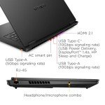 HP OMEN 17.3 inch Laptop, FHD 48-144Hz Display, AMD Ryzen 7 8845HS, 32 GB RAM, 1 TB SSD, NVIDIA GeForce RTX 4050 GPU (6 GB Dedicated), Windows 11 Home, Copilot Key, 17-db0010nr (2024)