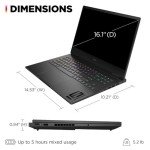 HP OMEN 16 16.1" FHD 165Hz Gaming Laptop (Intel 13th Gen Core i7-13620H, 32G DDR5 RAM, 1TB SSD, Geforce RTX 4060 8GB) Backlit Gaming Laptop, WiFi 6E, IST Hub, Win11 Home, 2024, Black