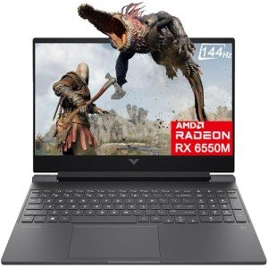 HP Victus 15 Gaming Laptop (15.6" FHD 144Hz IPS, AMD Ryzen 5 7535HS, 32GB DDR5 RAM, 1TB SSD, GeForce RTX 2050 4GB, (8-Core Beat i7-11800H)) Backlit, Wi-Fi 6, Webcam, Win 11 Home, 2023, Mica silver