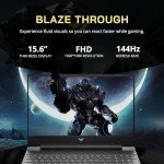HP Victus Ryzen 5 Gaming Laptop, 15.6 FHD 144Hz, Ryzen 5 7535HS (Beats Intel i5-13420H), AMD Radeon RX 6550M (Beats NVIDIA GeForce RTX 3050), 16GB RAM, 512GB SSD, W11H, with 512GB External SSD Bundle