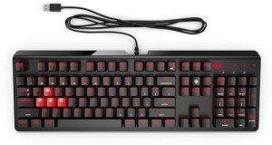 OMEN by HP Wired USB Gaming Keyboard 1100 (Black/Red)
