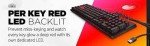 OMEN Encoder Mechanical Gaming Keyboard - Cherry MX Red Keys Switches, LED Backlit, USB Wired, Anti-ghosting, Full N-Key Rollover, Compatible Windows 10, XBOX for PC Gamers - 6YW76AA (Renewed)