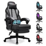 BOSSIN Ergonomic Gaming Chair with Massage & Footrest