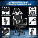 YSSOA Ergonomic Gaming Chair with Footrest