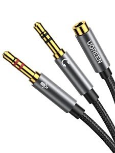 UGREEN 3.5mm Headphone Splitter for Gaming