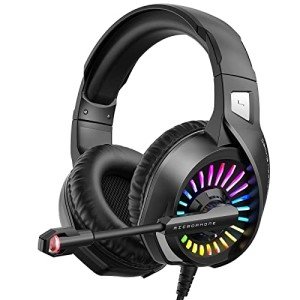 ZIUMIER RGB Gaming Headset with Noise Canceling Mic