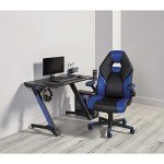 RS Gaming™ RGX High-Back Gaming Chair - Black/Blue