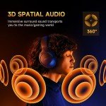 Picun Wireless Gaming Headset with Detachable Mic