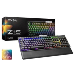 EVGA Z15 RGB USB Gaming Keyboard - Kailh Switches