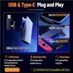 Ozeino Wireless Gaming Headset: Ultra-Stable Audio