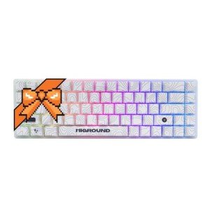 Higround Trailhead 65% Wired Gaming Keyboard - Snowstone