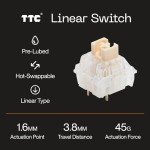 Higround Trailhead 65% Wired Gaming Keyboard - Snowstone