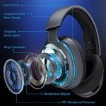 Gtheos Wireless Gaming Headset - 7.1 Surround Sound