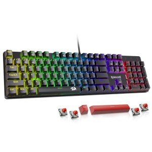 Redragon RGB Mechanical Gaming Keyboard with Hot-Swap Keys