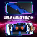 HOMHUM Ergonomic Gaming Chair with Footrest - Blue