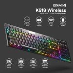 Redragon K618 PRO Wireless RGB Gaming Keyboard