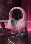 Syndesmos CM7002 RGB Gaming Headset - Light Pink
