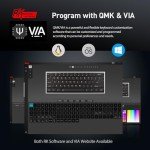 RK61 60% Mechanical Gaming Keyboard - Hot Swappable