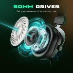 FIFINE 7.1 Surround Sound Gaming Headset with RGB