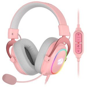 Redragon H510 Zeus-X Pink RGB Gaming Headset