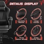 Shahoo Gaming Chair with Massage Lumbar Support