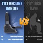 Comfortable Big & Tall Gaming Chair with Footrest