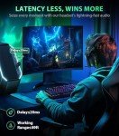 Vakedy HW11 Wireless Gaming Headset with Mic