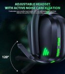 Vakedy HW11 Wireless Gaming Headset with Mic
